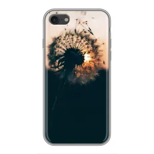 Силиконовый Чехол с одуванчиками на iPhone 6 / 6s (Красивый одуванчик)