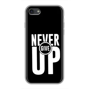 Силіконовый Чохол на iPhone 6 / 6s з картинкою НАЙК (Never Give UP)