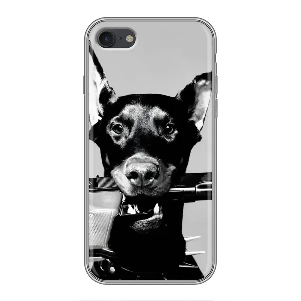 Чехол с рисунком «Опасный доберман» для iPhone 6 / 6s Чехол с рисунком «Опасный доберман» для iPhone 6 / 6s