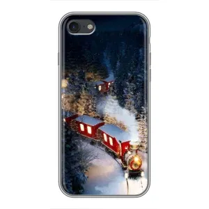 Силиконовый бампер на рождество для iPhone 6 / 6s (Поезд)