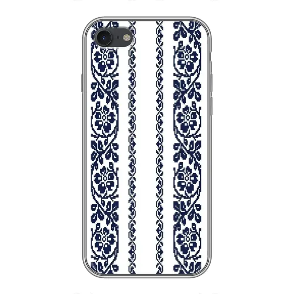 Чехол с рисунком «Синяя вышиванка» для iPhone 6 / 6s Чехол с рисунком «Синяя вышиванка» для iPhone 6 / 6s