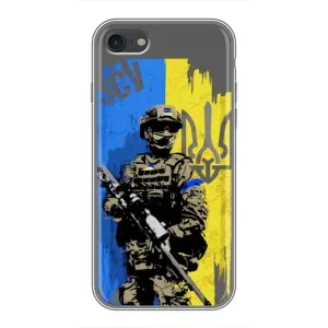 Чохли з принтом (Воїни ЗСУ) для iPhone 6 / 6s (Солдат ЗСУ)