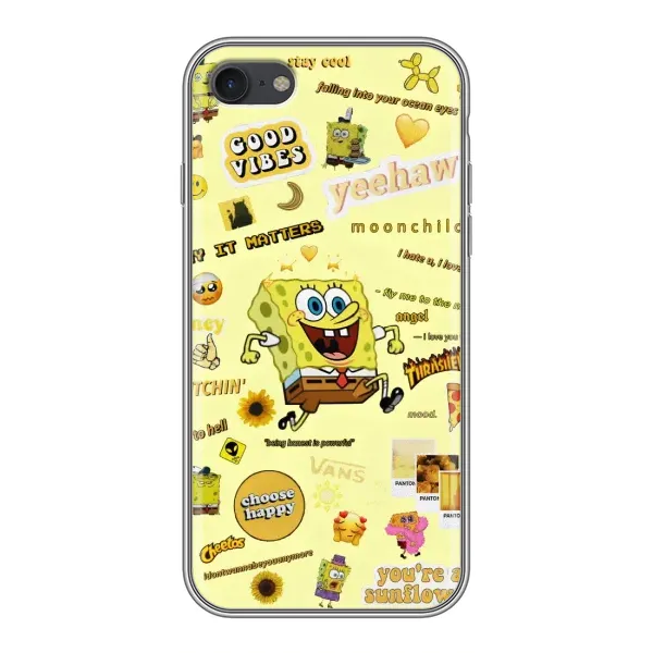 Чехол с рисунком «Спанч Боб бежит» для iPhone 6 / 6s Чехол с рисунком «Спанч Боб бежит» для iPhone 6 / 6s