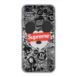 Чехол с Брендами одежды на Айфон 6 (Supreme Маус)