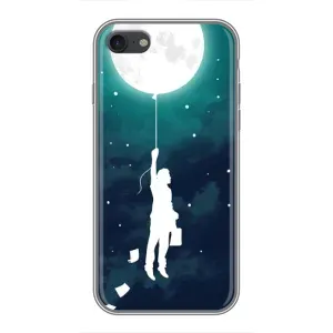 Чехол (ТПУ) с планетами на iPhone 6 / 6s (To The moon)