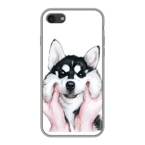 Бампер для iPhone 6 / 6s с картинкой "Песики" (Собака Хаски)