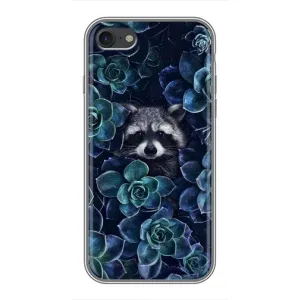 Силиконовый Чехол с Енотами на iPhone 6 / 6s (В цветах)