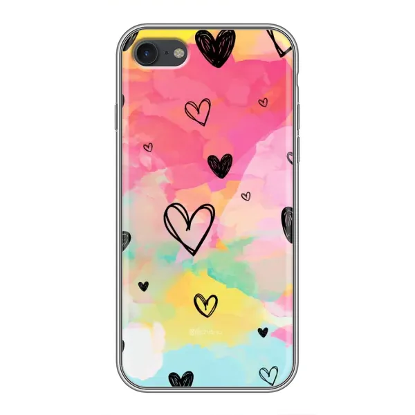 Чехол с рисунком «Яркие сердечки» для iPhone 6 / 6s Чехол с рисунком «Яркие сердечки» для iPhone 6 / 6s