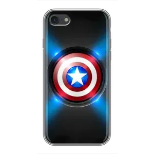 Чохол с Щітом Капітана Америки на iPhone 6 / 6s (Яскраий Щит Капітана)