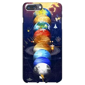 Чехол (ТПУ) с планетами на iPhone 7 Plus (Арт планети)