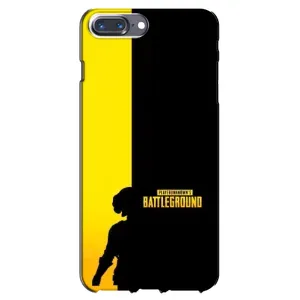 Чохол (TPU) з картинкою "Лого Пабг" на Айфон 7 Плюс (Battlegrounds)