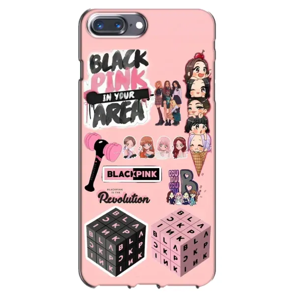 Чехол с рисунком «BLACK PINK коллаж» для iPhone 7 Plus