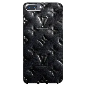 Текстурний Чохол Louis Vuitton для Айфон 7 Плюс (Чорний ЛВ)