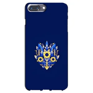 Чехол Укр Символика для iPhone 7 Plus (Цветущий Герб)