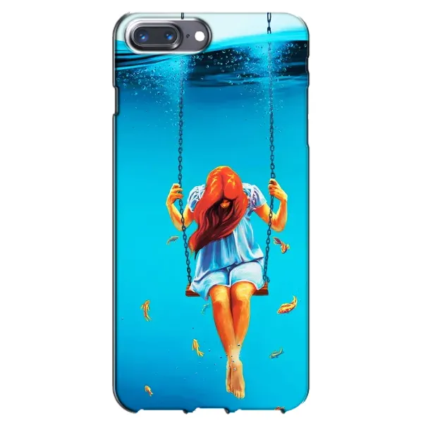 Чохол з малюнком «Дівчина на гойдалці» для iPhone 7 Plus
