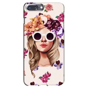 Чехол с картинкой Модные Девчонки iPhone 7 Plus (Девушка в очках)