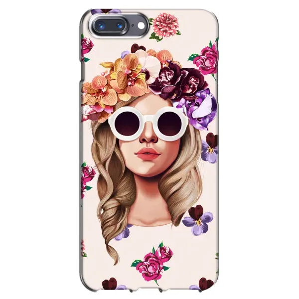 Чехол с рисунком «Девушка в очках» для iPhone 7 Plus Чехол с рисунком «Девушка в очках» для iPhone 7 Plus
