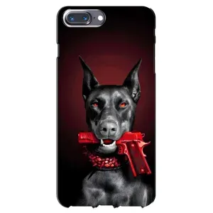 Чехол ДОБЕРМАН для iPhone 7 Plus (Доберман злой)