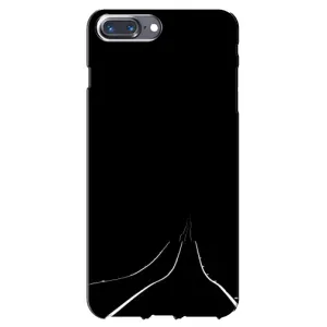 Чехол с картинками на черном фоне для iPhone 7 Plus (Дорога)