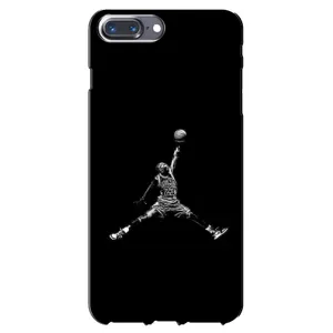 Силіконовый Чохол Nike Air Jordan на Айфон 7 Плюс (Джордан)
