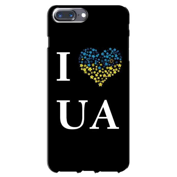 Чехол с рисунком «I Love UA» для iPhone 7 Plus Чехол с рисунком «I Love UA» для iPhone 7 Plus