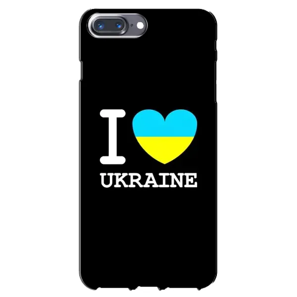 Чехол с рисунком «I Love Ukraine» для iPhone 7 Plus Чехол с рисунком «I Love Ukraine» для iPhone 7 Plus