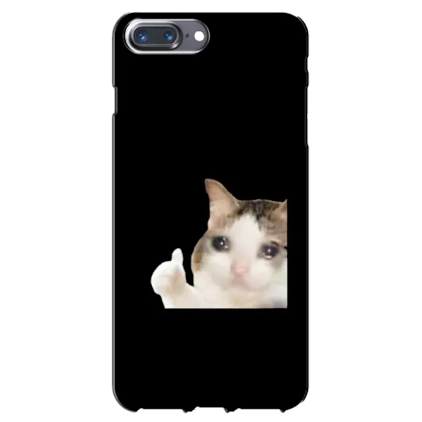 Чехол с рисунком «Кот в слезах» для iPhone 7 Plus Чехол с рисунком «Кот в слезах» для iPhone 7 Plus