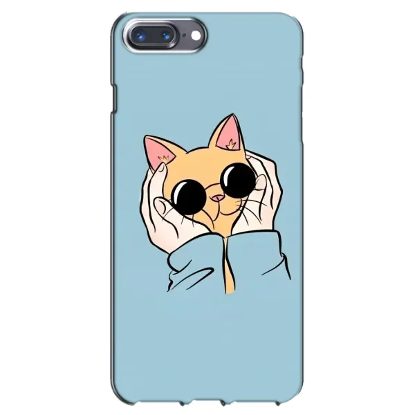 Чехол с рисунком «КОТИК в очках» для iPhone 7 Plus Чехол с рисунком «КОТИК в очках» для iPhone 7 Plus