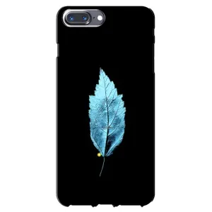 Чехол с картинками на черном фоне для iPhone 7 Plus (Листочек)