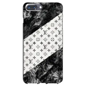 Чохол Стиль Louis Vuitton на iPhone 7 Plus (LV на білому)