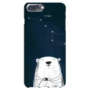 Силиконовый бампер с картинкой животных для iPhone 7 Plus (Медведица)