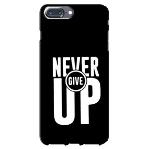 Силіконовый Чохол на iPhone 7 Plus з картинкою НАЙК (Never Give UP)