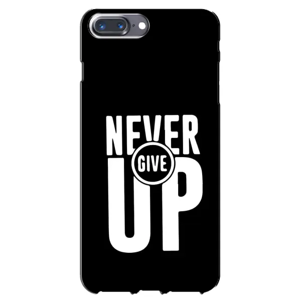 Чехол с рисунком «Never Give UP» для iPhone 7 Plus