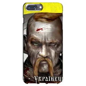 Чехол с картинкой (Патриотический КОЗАК) на iPhone 7 Plus (Одноглазый Козак)