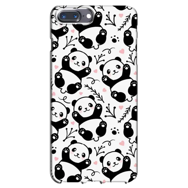 Чехол с рисунком «Пандочки» для iPhone 7 Plus Чехол с рисунком «Пандочки» для iPhone 7 Plus