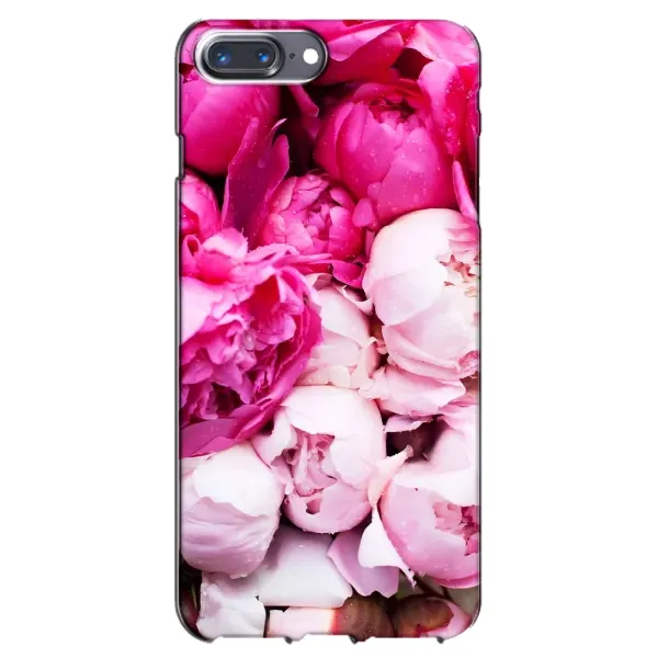 Чехол с рисунком «Пионы» для iPhone 7 Plus