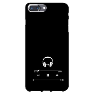 Чехол с картинками на черном фоне для iPhone 7 Plus (Плеер)