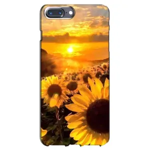 Чехол с Цветами для iPhone 7 Plus (поле подсолнухов)