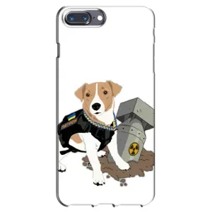 Чехол с принтом Собаки Патрон для iPhone 7 Plus (Пёс Патрон с ракетой)