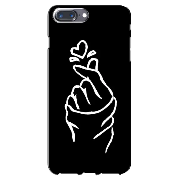 Чехол с рисунком «Сердце на черном» для iPhone 7 Plus Чехол с рисунком «Сердце на черном» для iPhone 7 Plus