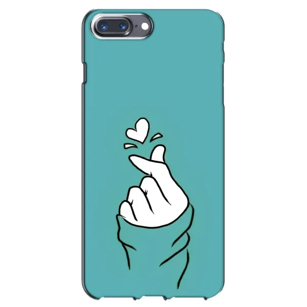 Чехол с рисунком «Сердечко на бирюзовом» для iPhone 7 Plus Чехол с рисунком «Сердечко на бирюзовом» для iPhone 7 Plus