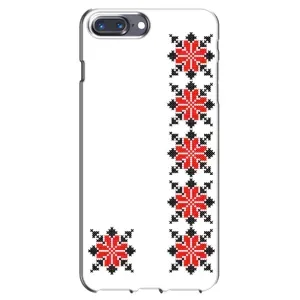 Силиконовый Чехол на iPhone 7 Plus с картинкой Вышиванки (Силуэт вышиванки)