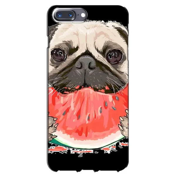 Чехол с рисунком «Смешной Мопс» для iPhone 7 Plus Чехол с рисунком «Смешной Мопс» для iPhone 7 Plus
