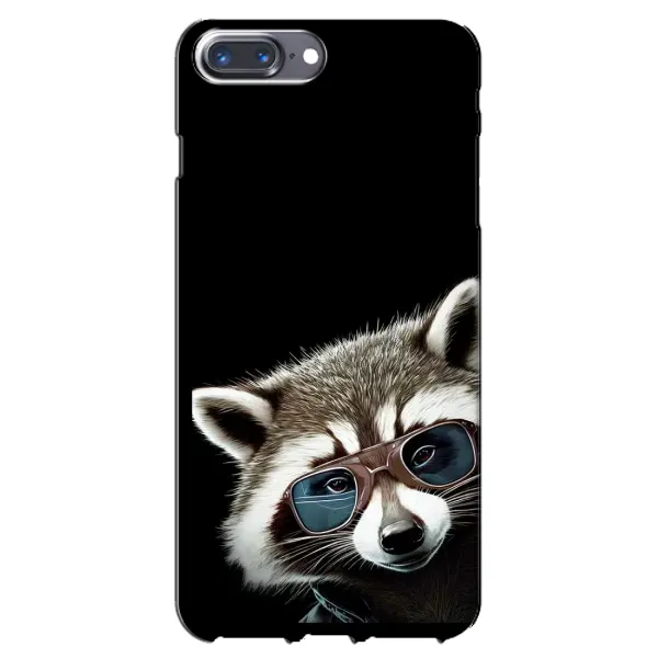 Чехол с рисунком «Стильный Енот» для iPhone 7 Plus Чехол с рисунком «Стильный Енот» для iPhone 7 Plus