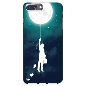 Чехол (ТПУ) с планетами на iPhone 7 Plus (To The moon)