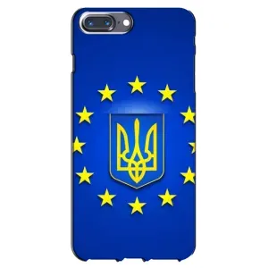 Чехол с Украинской символикой на Айфон 7 Плюс (Украина это Европа)
