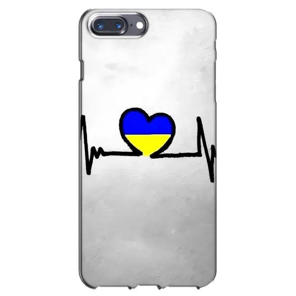 Чехол с рисунком «Украинская кардиограмма» для iPhone 7 Plus Чехол с рисунком «Украинская кардиограмма» для iPhone 7 Plus