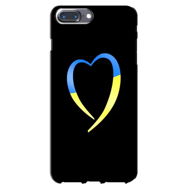Чехол с рисунком «Украинское сердце» для iPhone 7 Plus Чехол с рисунком «Украинское сердце» для iPhone 7 Plus