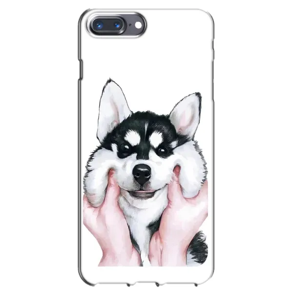 Чехол с рисунком «Собака Хаски» для iPhone 7 Plus Чехол с рисунком «Собака Хаски» для iPhone 7 Plus