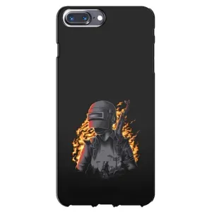 Чохол з картинкою "Герой Pubg" на iPhone 7 Plus (В полум'ї)